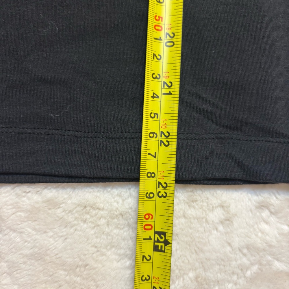 SALE! Amazon Essentials Tee XS Black V-Neck Short Sleeves Cotton Modal Stretch - Picture 7 of 8